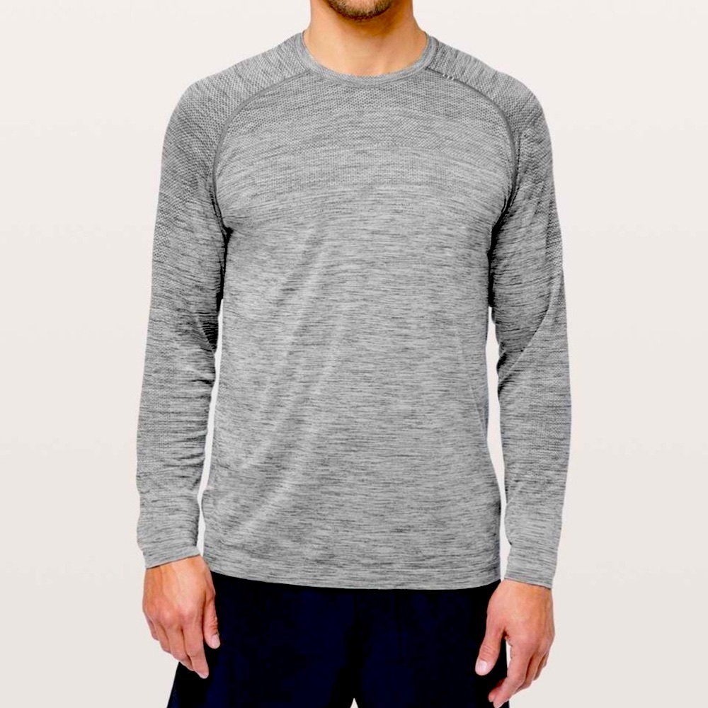 Lululemon Men’s Metal Vent Tech Long‎ Sleeve Grey